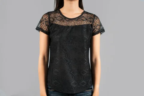 Women lace blouse with different colors