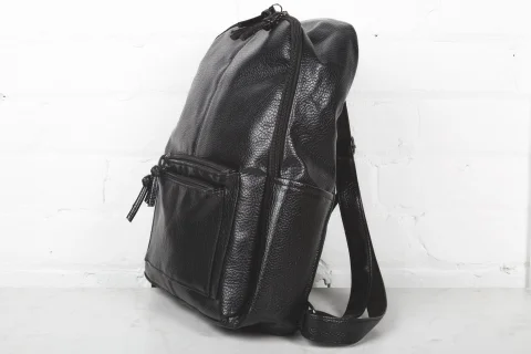 Black fashion women backpack
